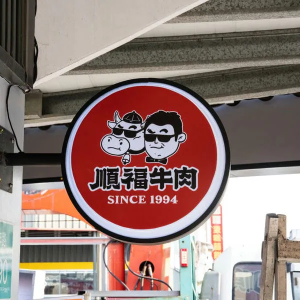 圓形招牌代表圖